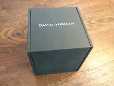 David Yurman Black Empty Ring Jewelry Box Storage, used for sale  Spindale