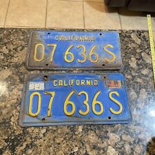 1986 california license for sale  Phelan