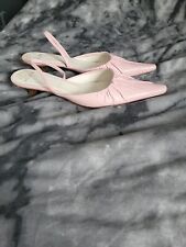 Used, Pink Leather Kitten Heels Size 5 for sale  Shipping to South Africa