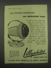 1955 lillywhites infraphil d'occasion  Expédié en Belgium