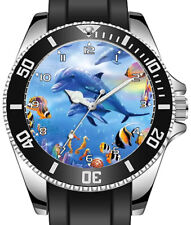 Usado, Relógio de pulso Dolphin Underwater World esportivo exclusivo elegante comprar usado  Enviando para Brazil