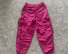 Pink parachute pants for sale  WOKINGHAM