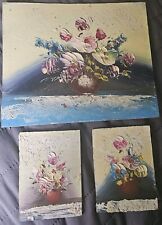 Vintage floral painting for sale  Westminster