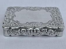 solid silver snuff box for sale  FELIXSTOWE