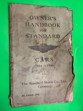 Owner handbook standard for sale  SUTTON-IN-ASHFIELD