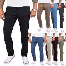 Rock Creek Herren Chino Hose Slim Fit Designer Business Hosen RC-2154 W29-W40, usado comprar usado  Enviando para Brazil