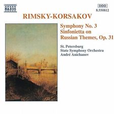 Rimsky-Korsakov - Symphony No 3; Sinfonietta on Russian Themes CD comprar usado  Enviando para Brazil