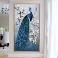 Canvas Painting Peacock Picture Print Art Canvas Wall Art Home Decor Wall Poster, used for sale  Shipping to Canada