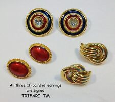 earrings pairs three for sale  Sparks