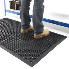 Rubber Ring Entrance Mat Large Heavy Duty Safety Anti-Fatigue Non Slip Workplace for sale  Shipping to South Africa