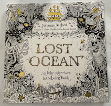 Lost Ocean: An Inky Adventure and Coloring Book for Adults de Basford, Johanna segunda mano  Embacar hacia Argentina