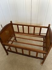 wooden crib casters baby for sale  Waretown