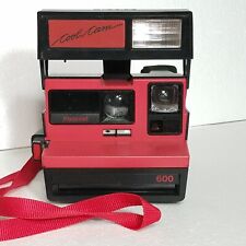 Câmera Flash de Filme Instantânea Polaroid COOL CAM 600 Vintage Vermelha e Preta com Alça Vermelha comprar usado  Enviando para Brazil