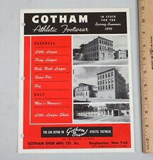 Sapato Gotham Perfeito Estado Calçado Atlético Atacado Catálogo Binghamton NY Verão 1959 comprar usado  Enviando para Brazil