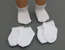 American Girl 3 pairs of white Socks for 18'' doll clothing, used for sale  Shipping to South Africa