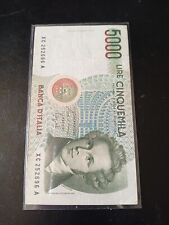 Banconota 5000 lire usato  Barletta