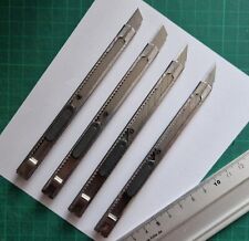 4XCutter Knife Cutter Set Carpet Knife Scalpel 9mm Blade Stainless Steel  , used for sale  Shipping to South Africa