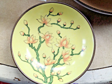 Used, Japanese Porcelain Dish w/Brass Back Eurasia,LTD Hand Decorated in Hong Kong for sale  Shipping to South Africa