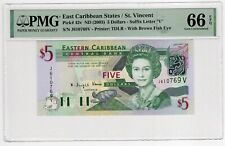 Caribe Oriental 2003 $5 PMG 66 EPQ #425-28 segunda mano  Embacar hacia Argentina