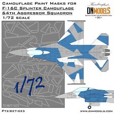 Máscaras de pintura camufladas Splinter F-16C 64th Aggressor Squadron modelos 1/72 DN comprar usado  Enviando para Brazil