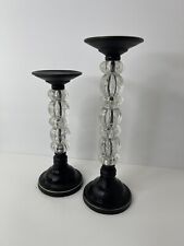 candle pillar holders black for sale  Florence
