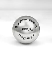 1 onza troy (31,1 g) esfera de bola de plata fina .999 (Pan Silver Company) segunda mano  Embacar hacia Argentina