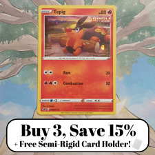 Pokémon tepig swsh172 for sale  NOTTINGHAM