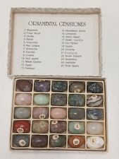 Box ornamental gemstones for sale  RUGBY