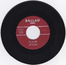 Usado, Northern Soul 45RPM - Art Jarrita On Ballad - Raro segunda mano  Embacar hacia Argentina