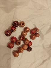 wooden hair beads for sale  DONCASTER