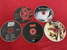 Lote de 5 CDs Death Metal - Deicide / Vader / Decapitated / Morbid Angel / Malevolent comprar usado  Enviando para Brazil