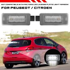 Usado, Luz de matrícula de LED para 07-21 Peugeot 207 CC 208 308 508 3008 5008 comprar usado  Enviando para Brazil