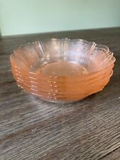 Macbeth Evans Pink Depression Glass American Sweetheart Bowls 6” - Set Of 6 for sale  Shipping to South Africa