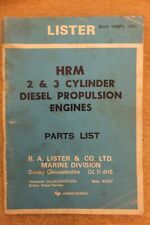 Lister hrm cylinder for sale  BRIDPORT