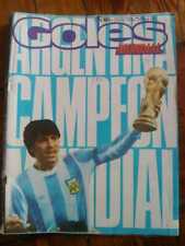 Copa Mundial de la FIFA 1978 - PARTIDO FINAL Revista Goles RARA segunda mano  Argentina 