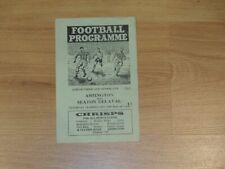 Football programme ashington for sale  DUNS