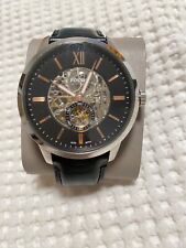 Used, Fossil ME3153 Men's Townsman Semi-Skeleton Dial Automatic Watch for sale  Shipping to South Africa