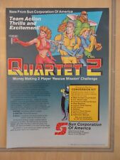 Quartet video arcade for sale  Shipping to Ireland