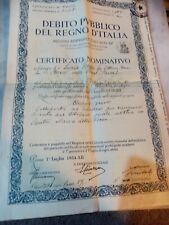 Certificato nominativo debito usato  Pavia