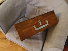 Wooden briefcase suitcase for sale  OXFORD