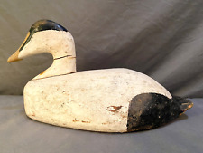 Carved eider duck for sale  South Portland