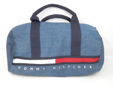 Usado, Bolsa de viagem Tommy Hilfiger denim • Logotipo soletrar academia viagem 13”x8” azul comprar usado  Enviando para Brazil