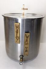 Vintage Holy Water Reservoir Holder Stainless Steel Tank, 5 Gallons Mid Century  for sale  Shipping to South Africa