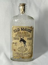Vintage OLD MAUDE WINE Paper Label Kicking Mule Bottle CAR-CAL WINERY Greensboro for sale  Shipping to South Africa