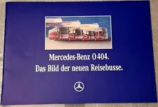 115) Mercedes Benz O 404, la imagen de los autocares nuevos, folleto, folleto segunda mano  Embacar hacia Argentina
