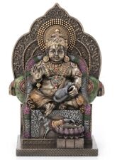 7.5" Lord Kubera Statue Hindu God of Wealth Sculpture Hinduism Deity Eastern  for sale  Shipping to Canada