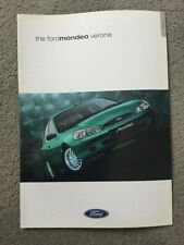 Folheto Ford Mondeo Verona 2000 em muito bom estado com 8 páginas tipo dobrável  comprar usado  Enviando para Brazil