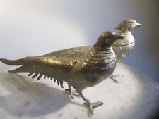 silver plated pheasants for sale  Shipping to Ireland