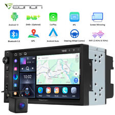 Radio estéreo para automóvil CAM + Apple CarPlay 7" doble din Android 13 pantalla táctil automática BT segunda mano  Embacar hacia Mexico