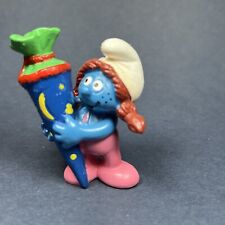 Smurfs 20435 Sassette Smurfling Raro Cone Escolar Bolsa Surpresa Figura de PVC Vintage, usado comprar usado  Enviando para Brazil